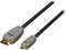 Bandridge 2m HDMI - Digitale AV-aansluiting - 4K en 3D - Grijs Zwart