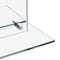 vidaXL - Wandspiegel - met - schap - 40x40 - cm - gehard - glas