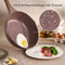 Just Perfecto JL-26 - 12 Delige Pannenset - Hittebestendige marmeren coating - Marron (12 stuks)