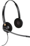 Plantronics EncorePro HW520D - Headset voor klantenservice - Noise-cancelling microfoon - Zwart