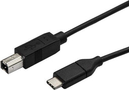 Startech.com USB-C naar USB-B - Printerkabel M/M - 3 m - Zwart