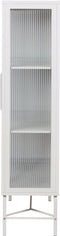 WOOOD Zion Vitrinekast - Metaal/Glas - Zand - 150x85x35