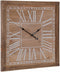 Muurklok Natuurlijk Sparrenhout 60 x 5 x 60 cm