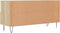 vidaXL - Tv-meubel - 102x36x50 - cm - bewerkt - hout - sonoma - eikenkleurig
