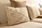 Dutch Decor DUUK - Kussenhoes 30x50 cm - Tofu - beige met goud - met rits - zonder binnenkussen