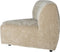 PTMD Lujo sofa cream 6051 fiore fabric corner piece