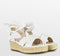 POSH by Poelman SAAR - Dames Sandalen - Imitatieleer - Wit - Maat 37