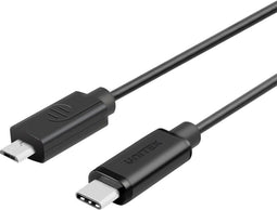 Unitek Y-C473BK - USB-C naar Micro-USB Kabel - 1 m - Zwart