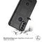 imoshion Hoesje Geschikt voor Motorola Moto E40 / Moto E30 / Moto E20 Hoesje Siliconen - imoshion Rugged Shield Backcover - Zwart