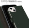 Selencia iPhone 14 Plus - Echt Lederen Bookcase - 3 Pashouders - Groen