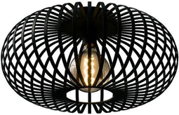 Nolt Plafondlamp Arcadia - Plafonnière E27 - Industrieel - ⌀ 40cm - Zwart