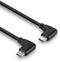 Lindy 32009 - USB C Haaks Mannelijk - USB 2.0 60 W - Zwart
