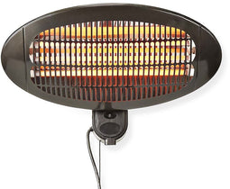 Nedis HTPA110EBK - Terrasverwarmer - 2000W 3 standen - Muurbevestiging