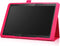 Lunso - Geschikt voor Lenovo Tab M10 Gen 1 - Stand flip Bookcase hoes - Roze