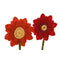 Deurhouder Home ESPRIT Polyester Jute 14 x 14 x 33 cm (2 Stuks)