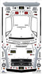 HPI Racing 17519 1:10 Body 1966 Ford Mustang Gt Body 200 mm Ongeverfd, niet gesneden