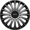Sparco Wieldoppen 15 inch Torino Zwart/Zilver - ABS
