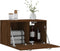 vidaXL - Wandkast - 60x36,5x35 - cm - bewerkt - hout - bruin - eikenkleur