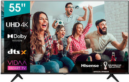 Hisense 55A6BG - Smart TV - 4K Ultra HD - 140 cm (55 inch) - Zwart