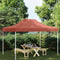 vidaXL - Partytentdak - 410 x 280 cm - UV- en waterbestendig - terracotta