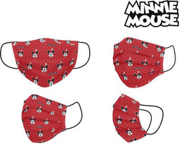 Hygiënisch masker Minnie Mouse + 11 Jaar Rood