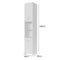 Badkamerkast met legplanken afm. 185 x 30 x 30 cm
