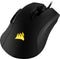 Corsair Ironclaw RGB - Gaming Muis - 18.000 dpi - Zwart