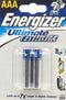 Energizer ENLITHIUMAAAP2 - Lithium FR03 Batterijen - 1,5 V 1150 mAh - Grijs (2 stuks)