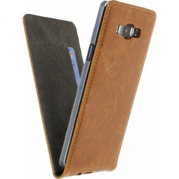 Mobilize Galaxy A7 - Flipcase - Volledige bescherming - Bruin