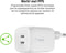 Belkin BoostCharge Pro 45 W - 2-poorts USB-C-wandlader - Snelladen met GaN en PPS - Wit