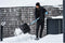 Cellfast Cellpro - Sneeuwschep - Aluminium steel 140 cm - 150 mm diepe schepbak