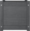 vidaXL - Plantenbakken - 2 - st - 40x40x40 - cm - massief - grenenhout - grijs