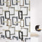 RIDDER Douchegordijn Pattern Brown 180x200 cm