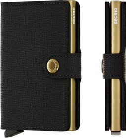Secrid miniwallet crisple - Crisple - Zwart Goud