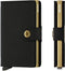 Secrid miniwallet crisple - Crisple - Zwart Goud