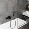 Hansgrohe Vernis Blend - Badmengkraan - Opbouw - Eengreeps - Mat zwart