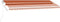 vidaXL - Luifel - vrijstaand - automatisch - 500x300 - cm - oranje - en - bruin