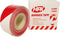 HPX Afzetlint 50 mm x 100 mtr Wit/Rood | Rood/wit