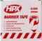 HPX Afzetlint 50 mm x 100 mtr Wit/Rood | Rood/wit
