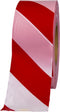 HPX Afzetlint 50 mm x 100 mtr Wit/Rood | Rood/wit