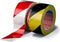 HPX Veiligheidstape zelfklevend - rood/wit 50mm x 33mtr