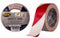 HPX Veiligheidstape zelfklevend - rood/wit 50mm x 33mtr