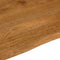 vidaXL - Tafelblad - met - natuurlijke - rand - 110x80x3,8 - cm - massief - mangohout