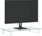 vidaXL - Monitorstandaard - 60x35x8 - cm - gehard - glas - en - metaal - wit