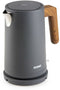 DOMO DO9268WK - Waterkoker - 1,7L 2200W 360° draaibaar - Grijs met houtlook
