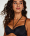 Hunkemöller Luxe Dames Bikinitopje - Spaghetti bandje - Zwart - Maat D90