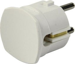 HQ CEE 7/7 geaarde haakse stroomstekker / wit