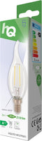 HQ HQLFE14FLTP001 Led Retro Filament Lamp E14 Gebogen Kaars 2 W 210 Lm 2700 K