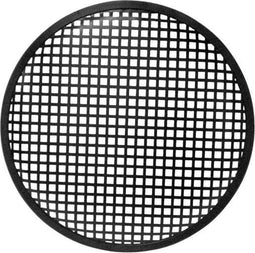 HQ Power 10'' black metal speaker grille speaker steun Zwart
