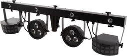 HQ-Power COMPACTE DJ-LICHTSET - 2 LED-PAR + 2 DERBY